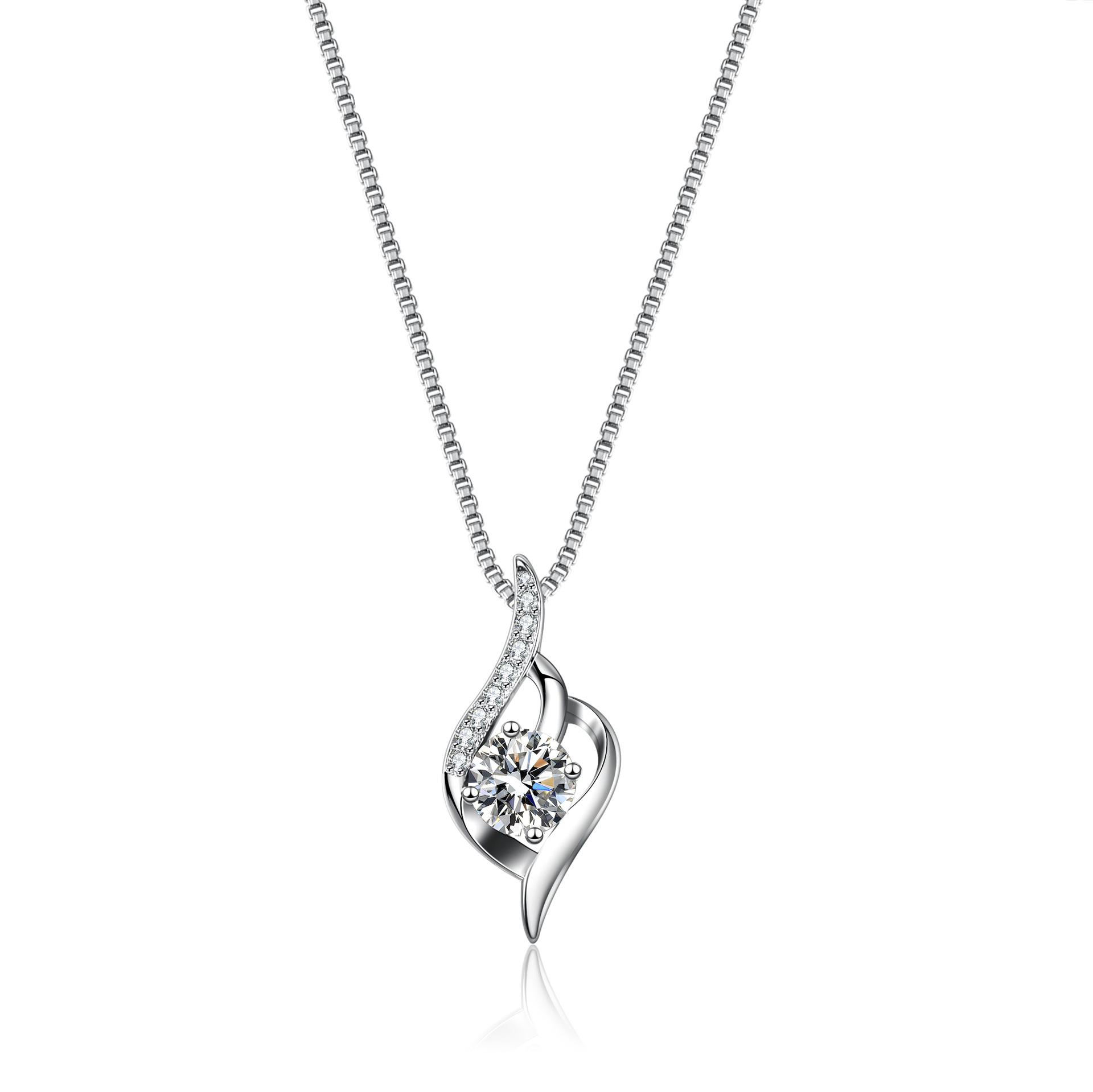 Romantic Melody Moissanite Pendant Necklace