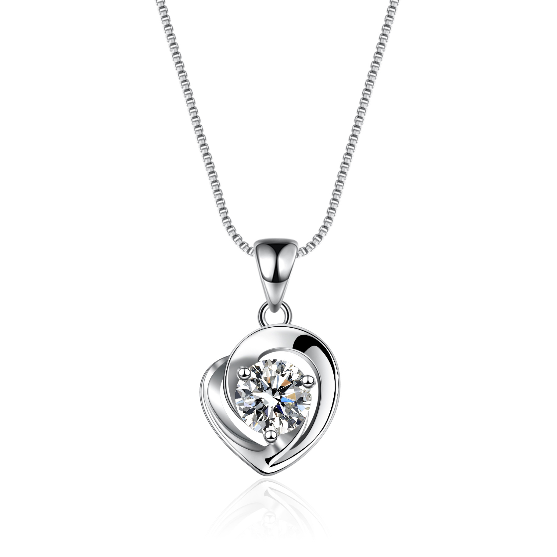 Eternal Love Moissanite Pendant Necklace