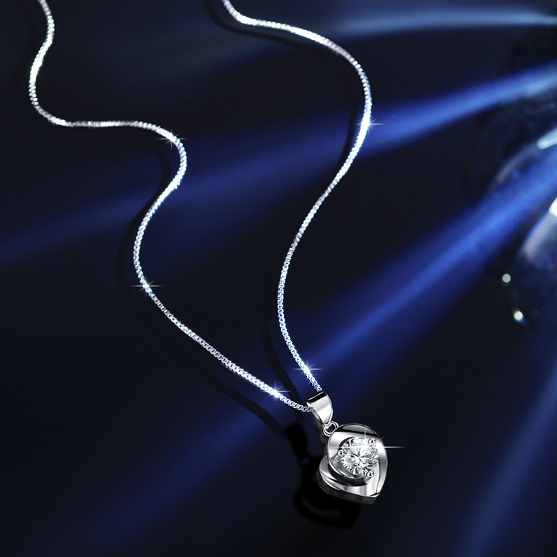 Eternal Love Moissanite Pendant Necklace