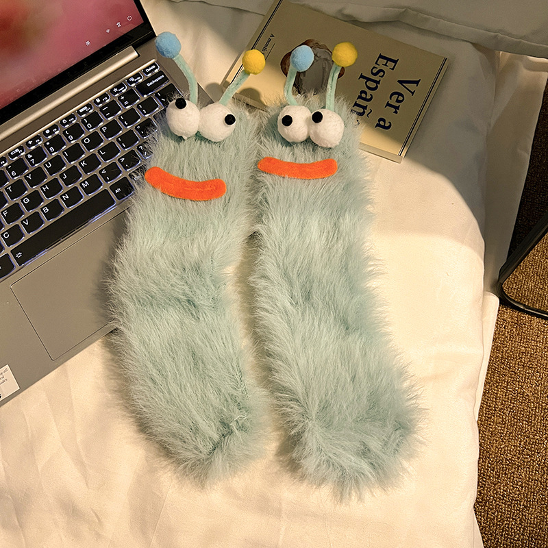 Warm & Cozy Fluffy Cartoon Funny Socks