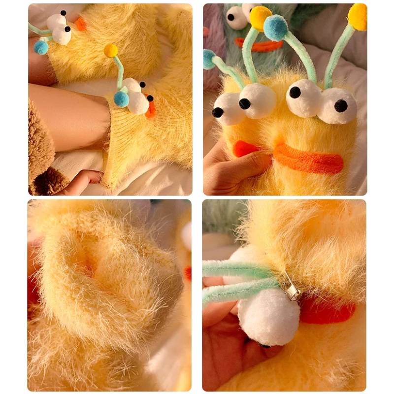 Warm & Cozy Fluffy Cartoon Funny Socks