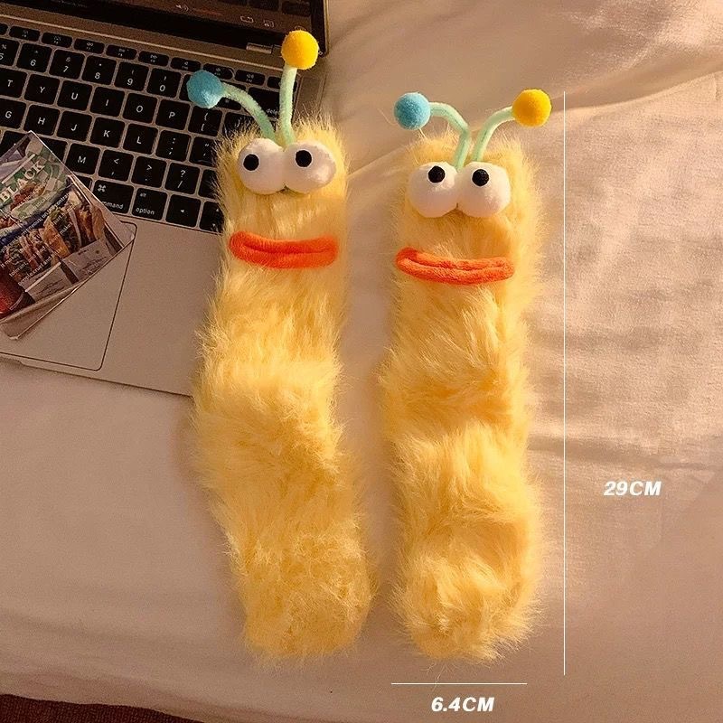 Warm & Cozy Fluffy Cartoon Funny Socks