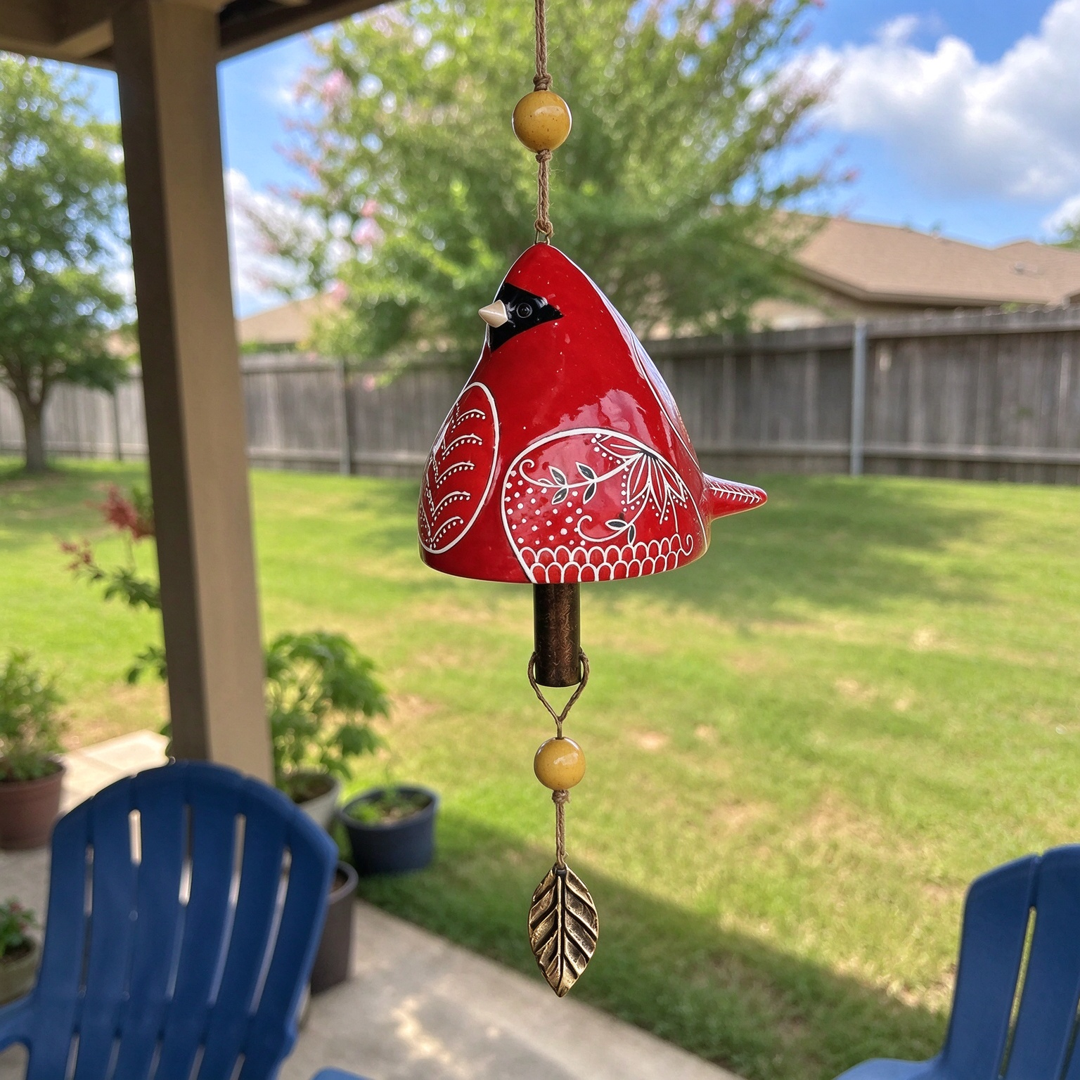 100% Hand-Painted Bird wind Chimes (Handmade by Jordan Maynard®)