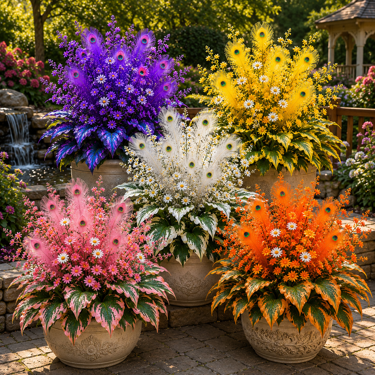 🏠🤗  Peacock Flame Hosta – Effortless Beauty For Shady Spaces💥