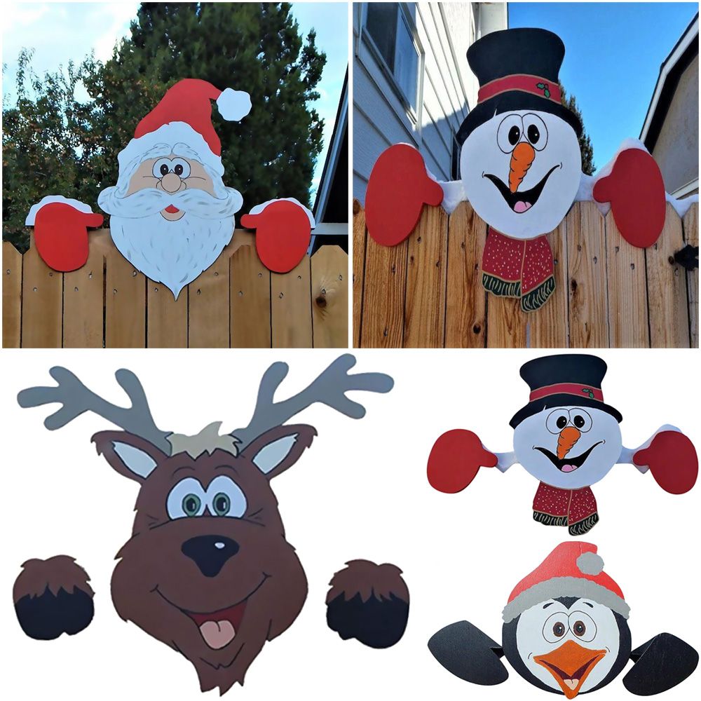 🔥Garden Christmas decoration wooden plaque