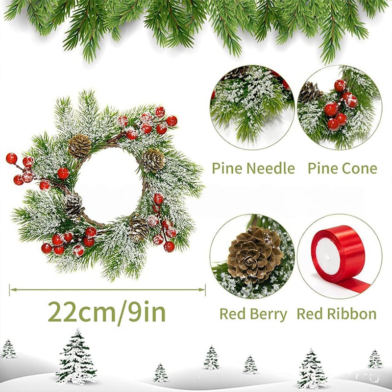 Flash Sale⚡ 50K+ SOLD! Almost Gone-💥🎁Christmas Mini Window Wreaths
