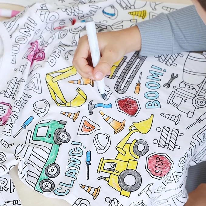 🖌️🎨Kids Coloring Pajamas Set
