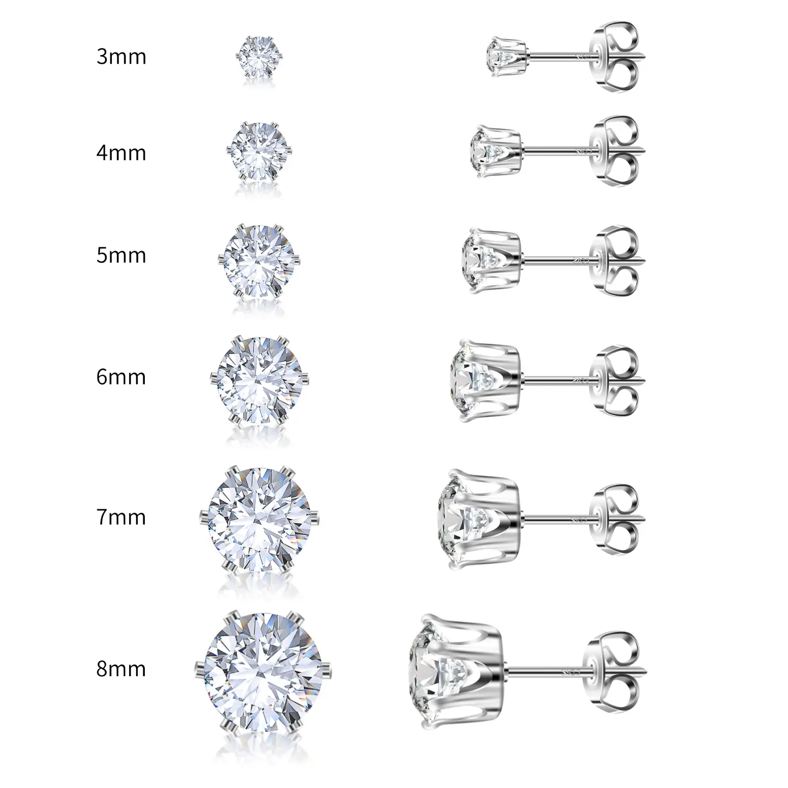 🔥Hot Sale💎Classic 6-Prong Moissanite Earrings💎