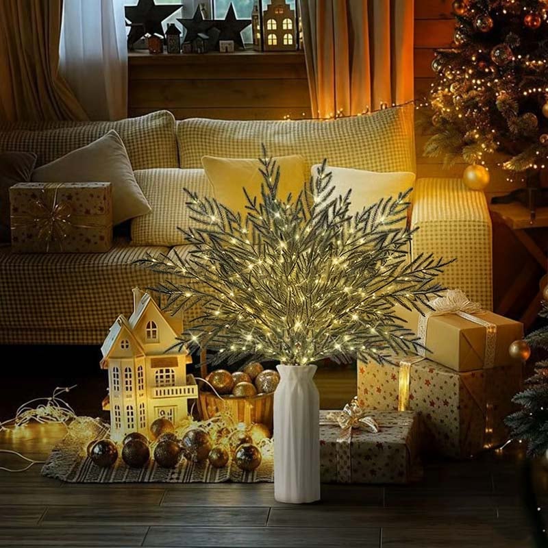 🎄Holiday Pre-Sale Save 49% -🎁 35" Christmas Lighted Norfolk Pine Branches
