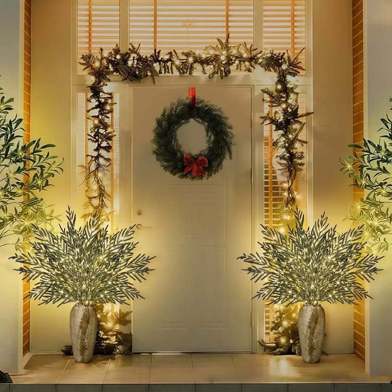 🎄Holiday Pre-Sale Save 49% -🎁 35" Christmas Lighted Norfolk Pine Branches