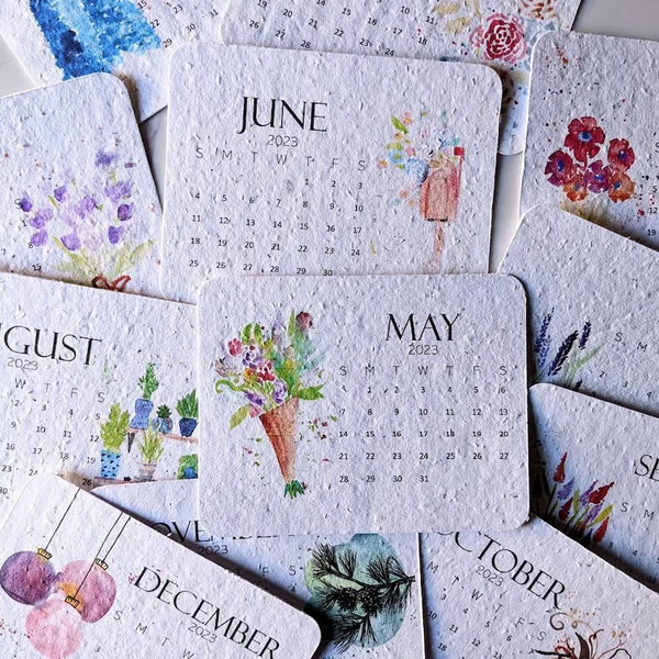 ✨New Arrivals 49% OFF Today🌱Eco-Friendly Plantable Love Seed Calendar 2026