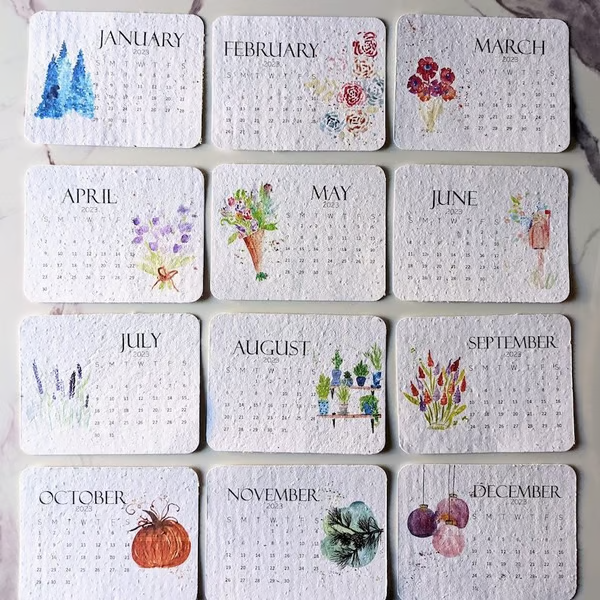 ✨New Arrivals 49% OFF Today🌱Eco-Friendly Plantable Love Seed Calendar 2026
