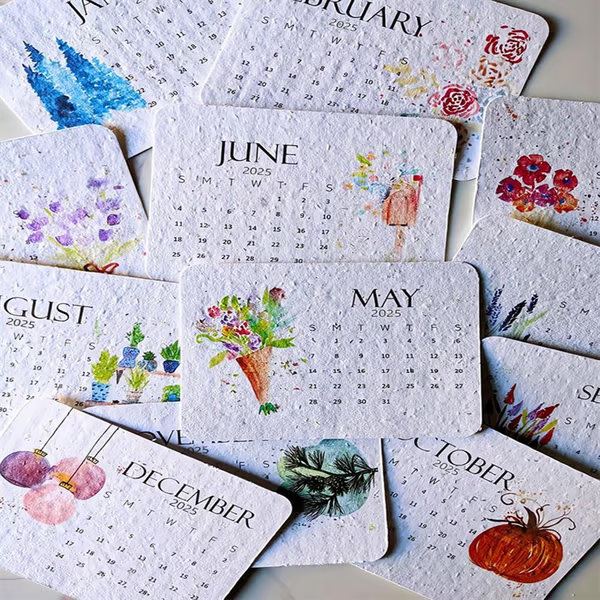 ✨New Arrivals 49% OFF Today🌱Eco-Friendly Plantable Love Seed Calendar 2026