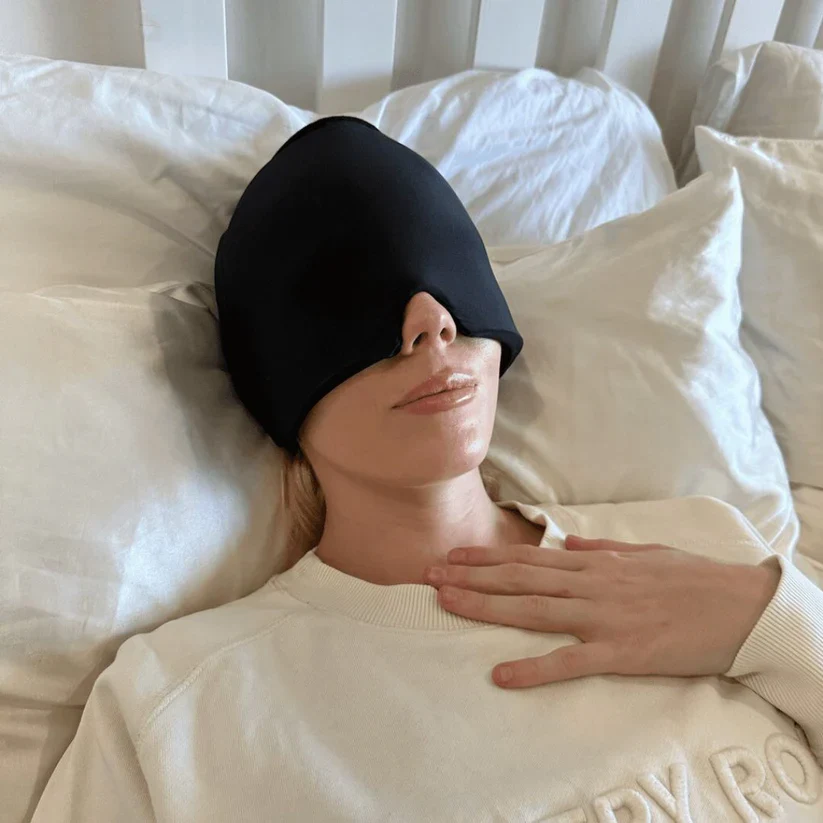 Cold Compress Eye Mask & Migraine Relief Hat