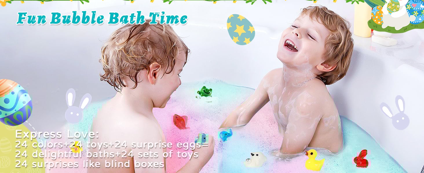 bath bombs for kids bath bombs bath toys kids easter basket stuffers easter gifts for kids 3-5