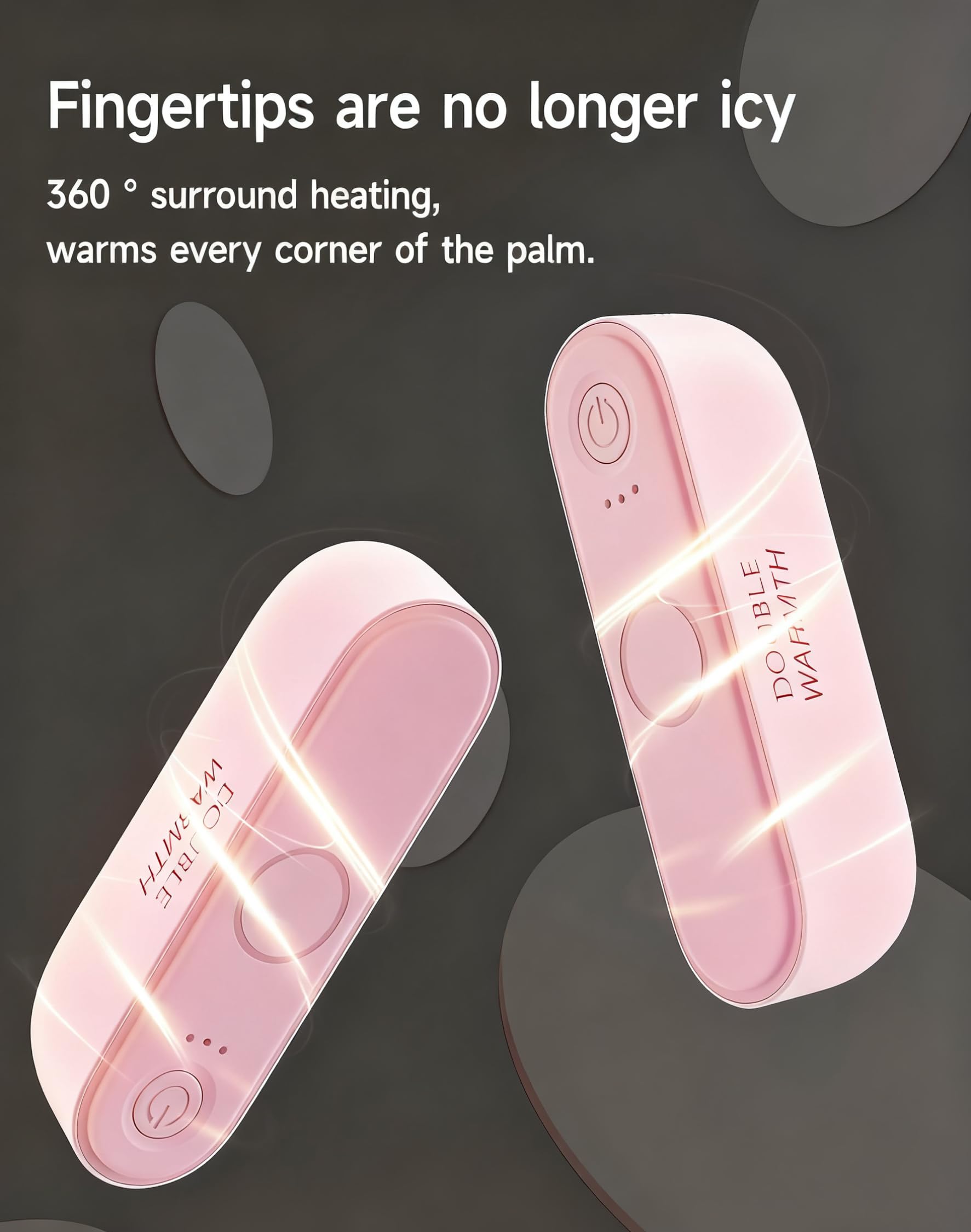 🔥Hand Warmers Rechargeable, 2 Pack Magnetic Electric Hand Warmer🎁