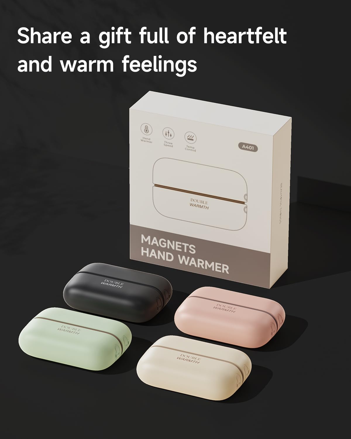 🔥Hand Warmers Rechargeable, 2 Pack Magnetic Electric Hand Warmer🎁