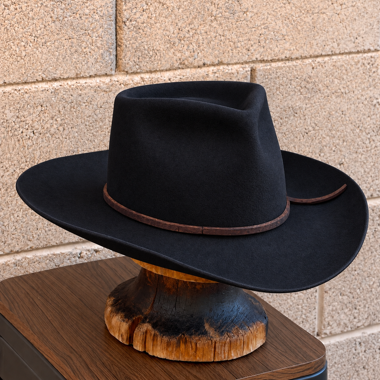 Louisiana Bayou Custom Nutria Felt Western Hat