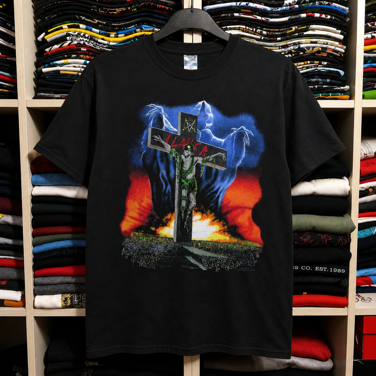 Hard To Find Vintage Slayer Tour Tee, Nearly Sold Out