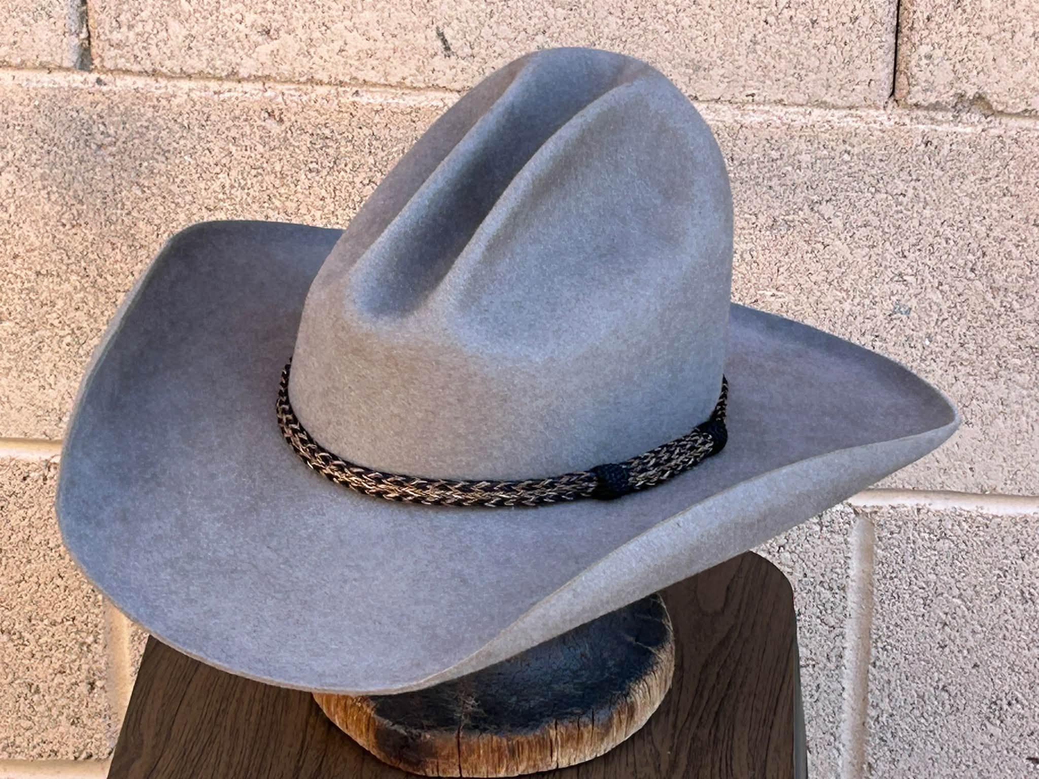 Montana Slope Gus Style Pure Beaver Belly Cowboy Hat