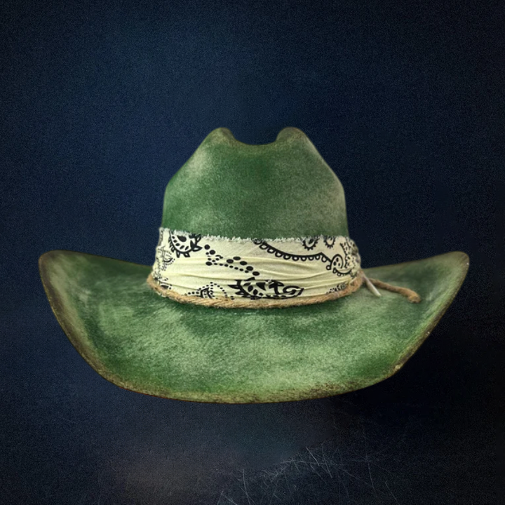 Green Distressed western