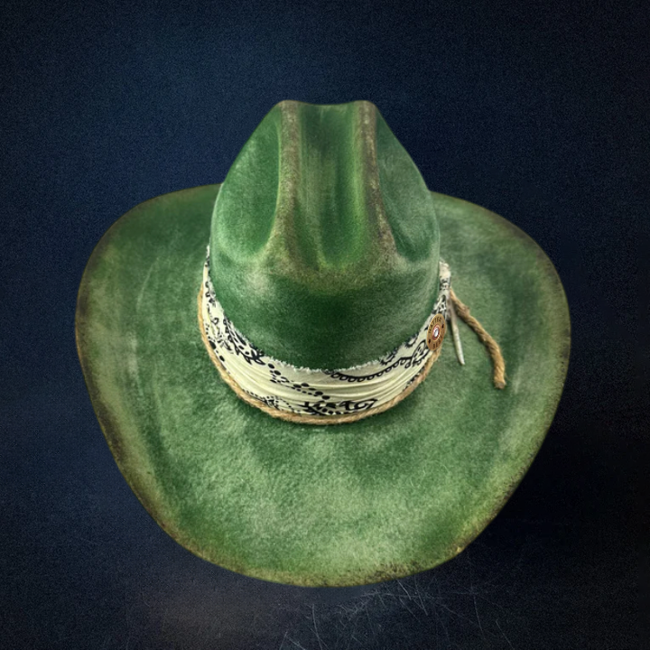 Green Distressed western
