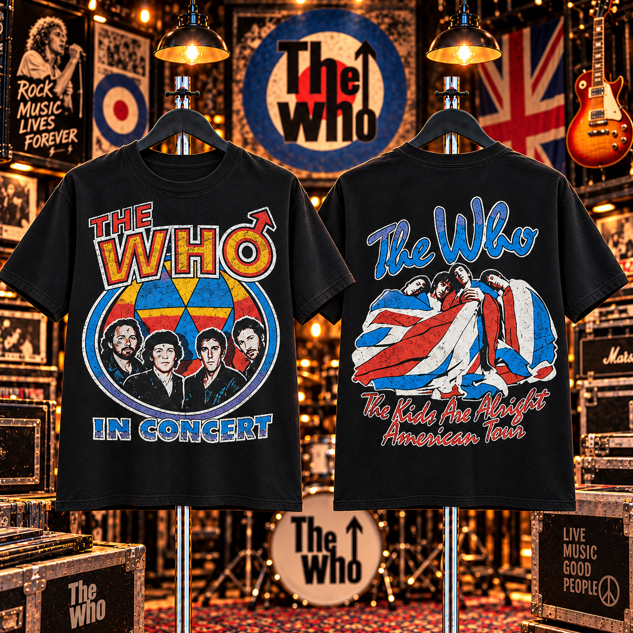 Vintage The Who Concert T Shirt