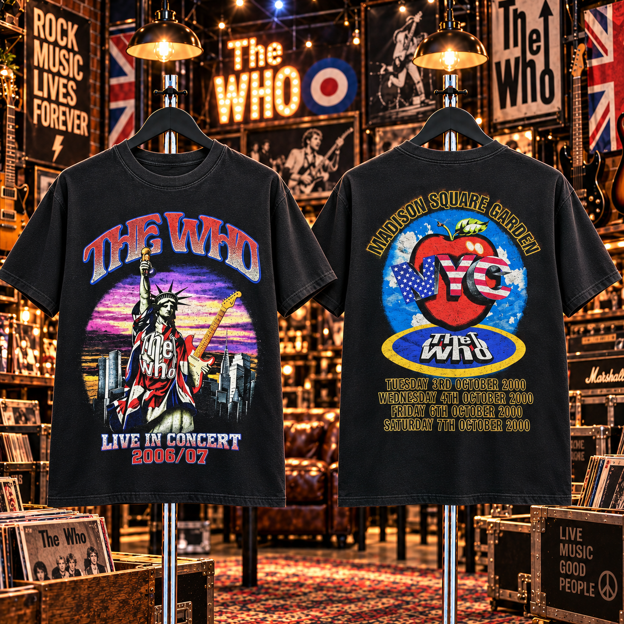 Vintage The Who Concert T Shirt