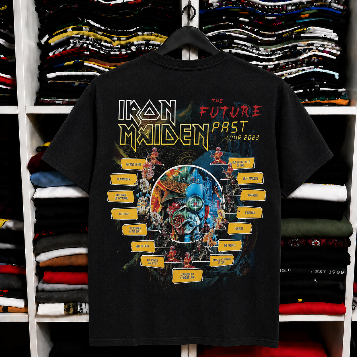 Rare Hard To Find Vintage Iron Maiden T-Shirt