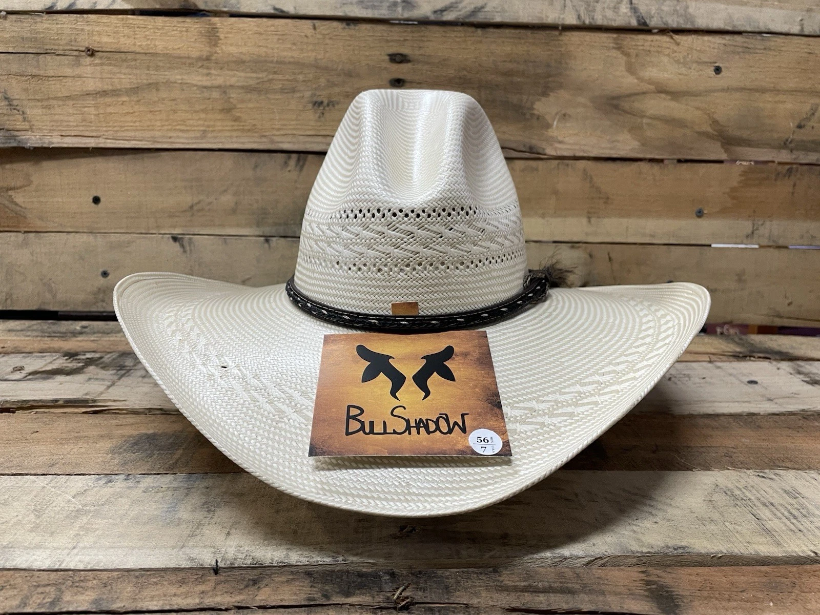 Natural Cowboy Western Straw Hat 750X Gus Style 