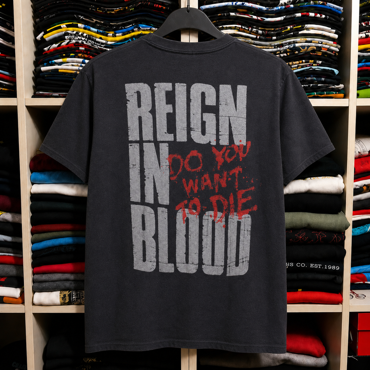 Hard To Find Vintage Slayer Tour Tee, Nearly Sold Out