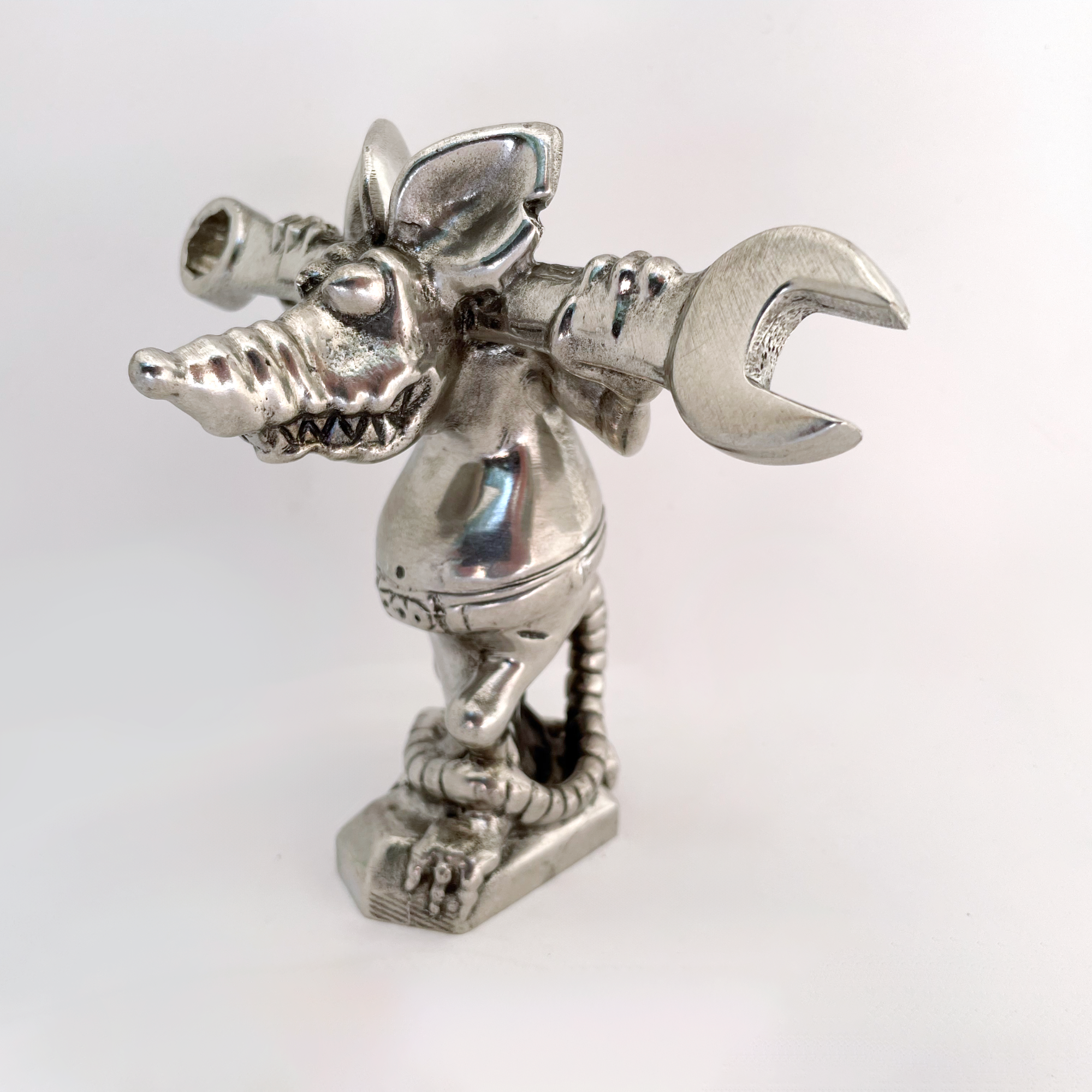 Rod the Rat Mechanic Hood Ornament