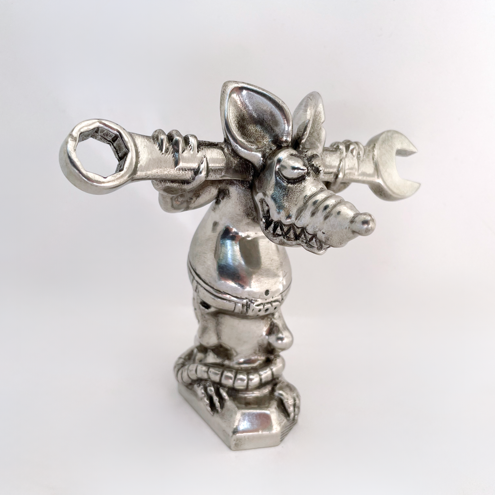 Rod the Rat Mechanic Hood Ornament