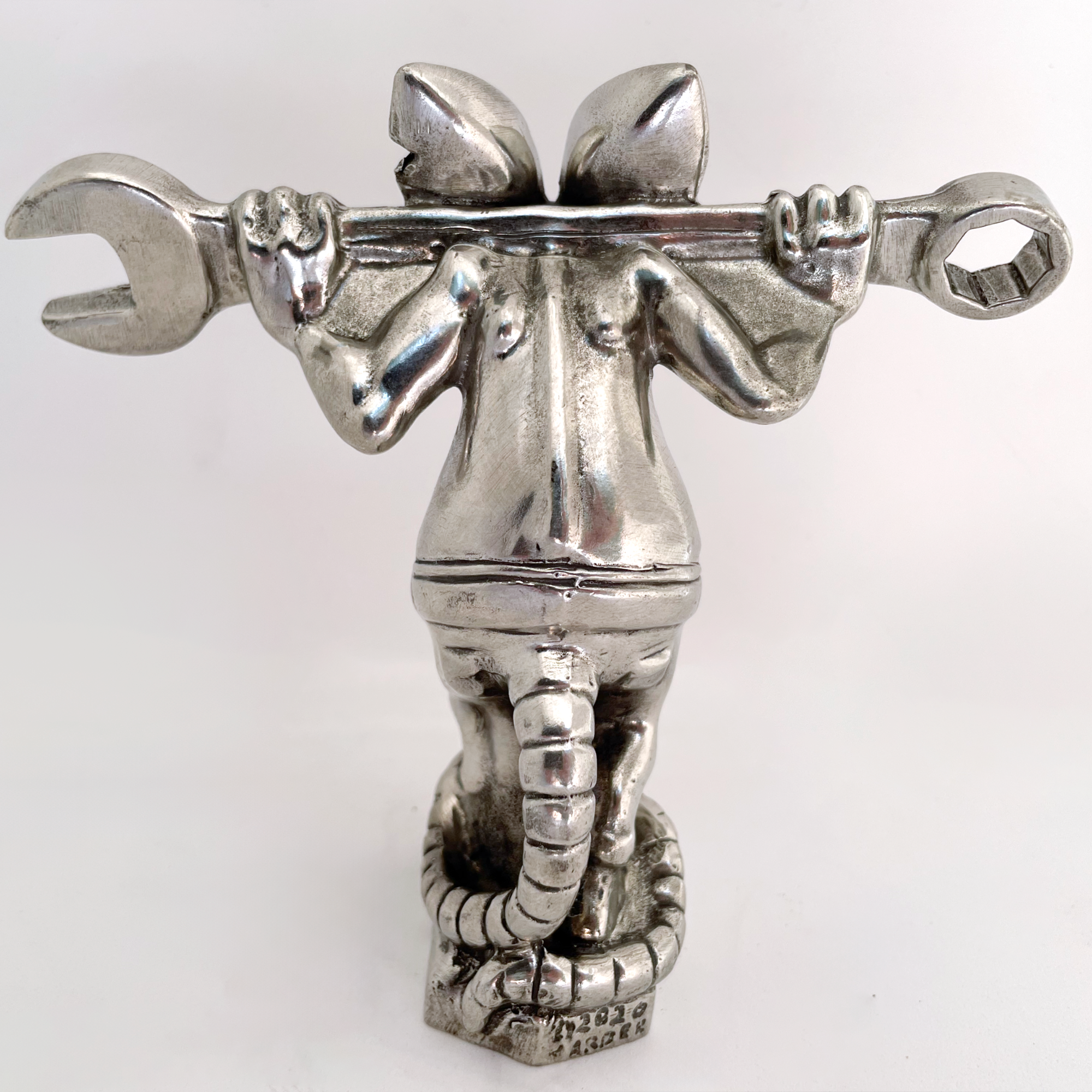 Rod the Rat Mechanic Hood Ornament