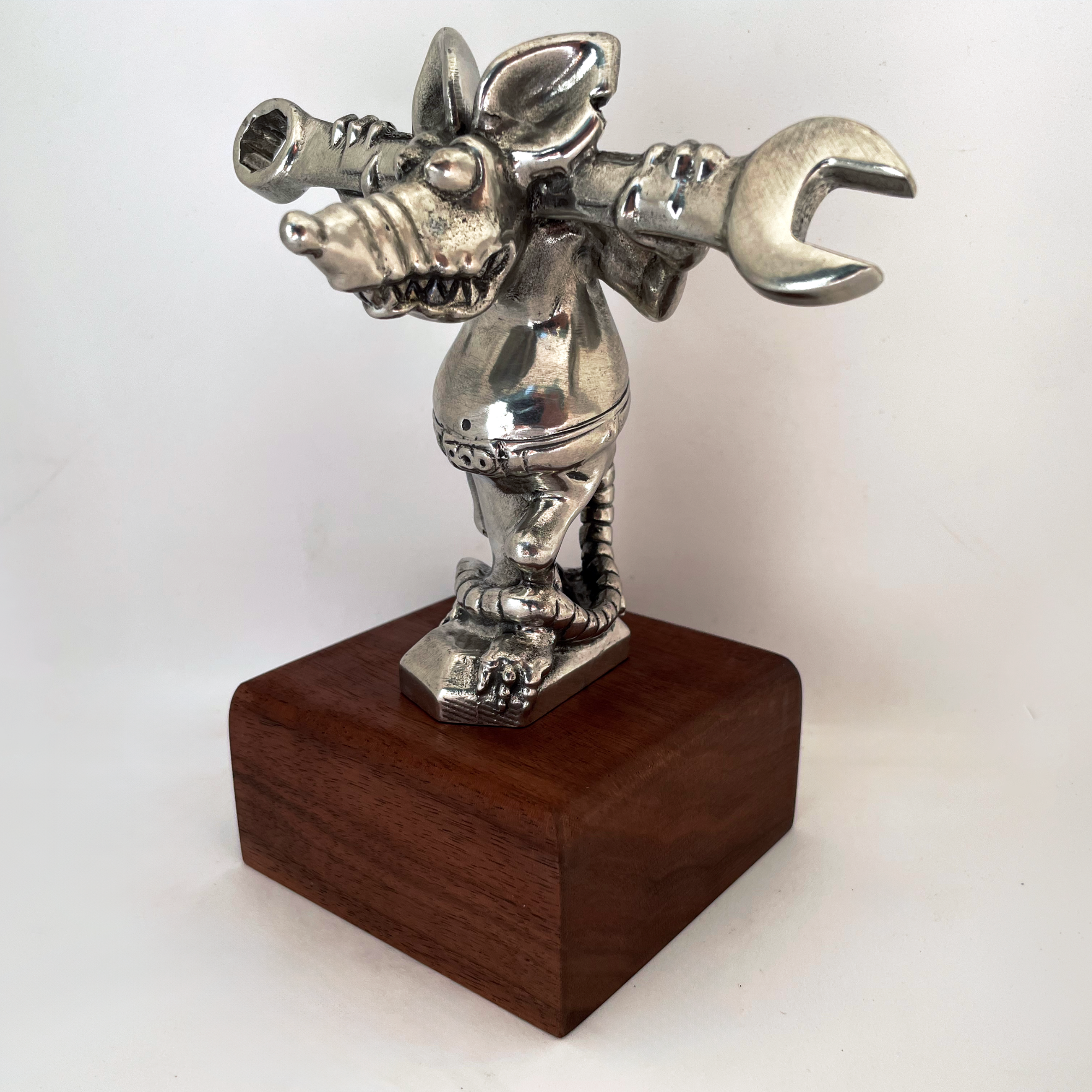 Rod the Rat Mechanic Hood Ornament