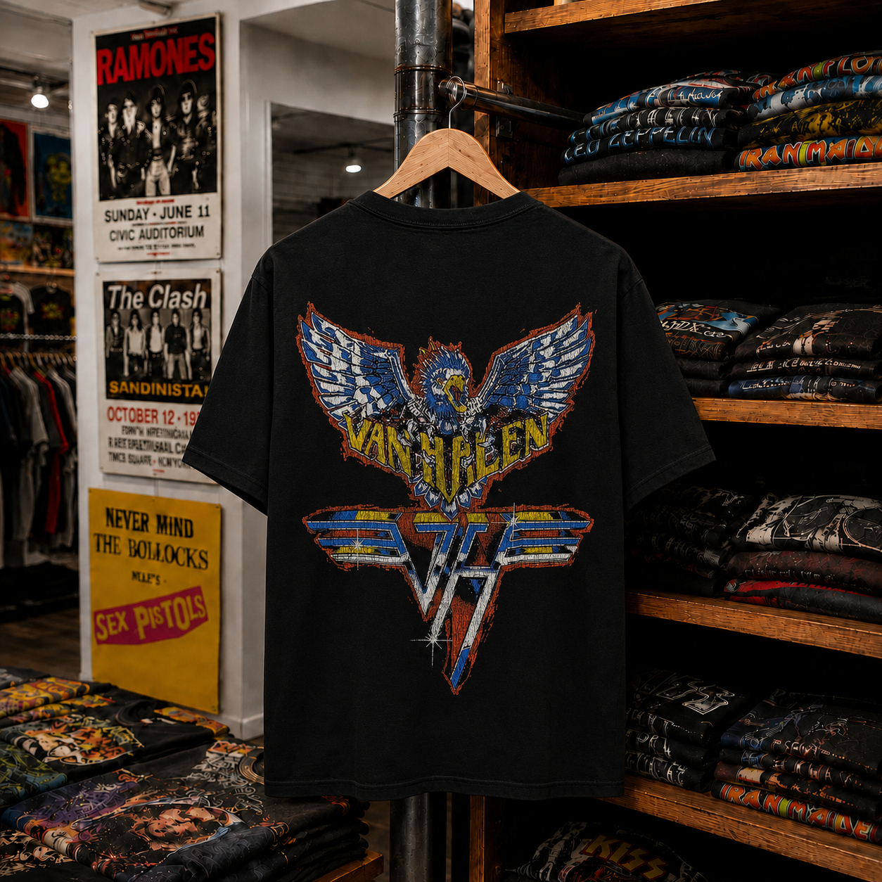 Rare Hard To Find Vintage Van Halen T-Shirt