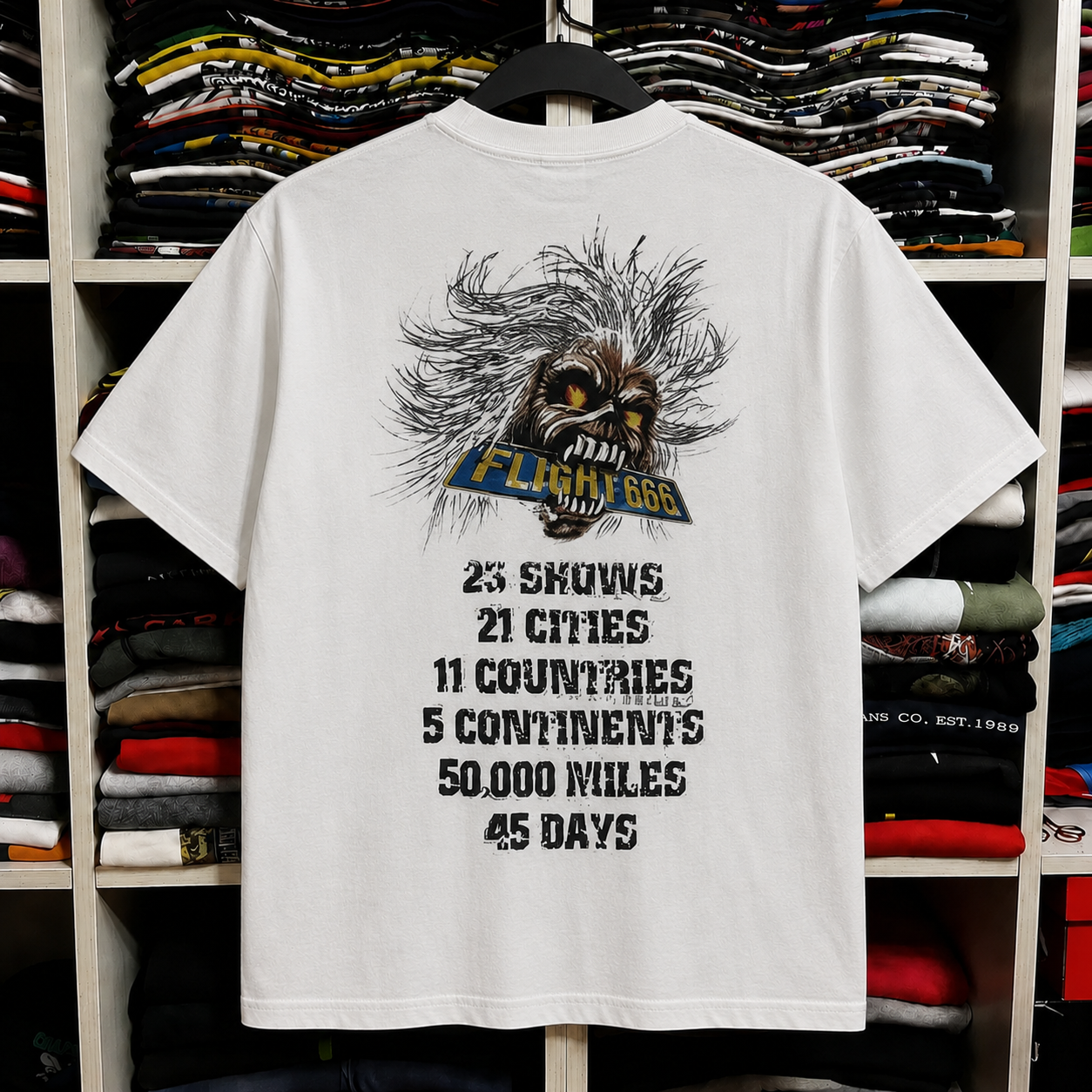 Rare Hard To Find Vintage Iron Maiden T-Shirt