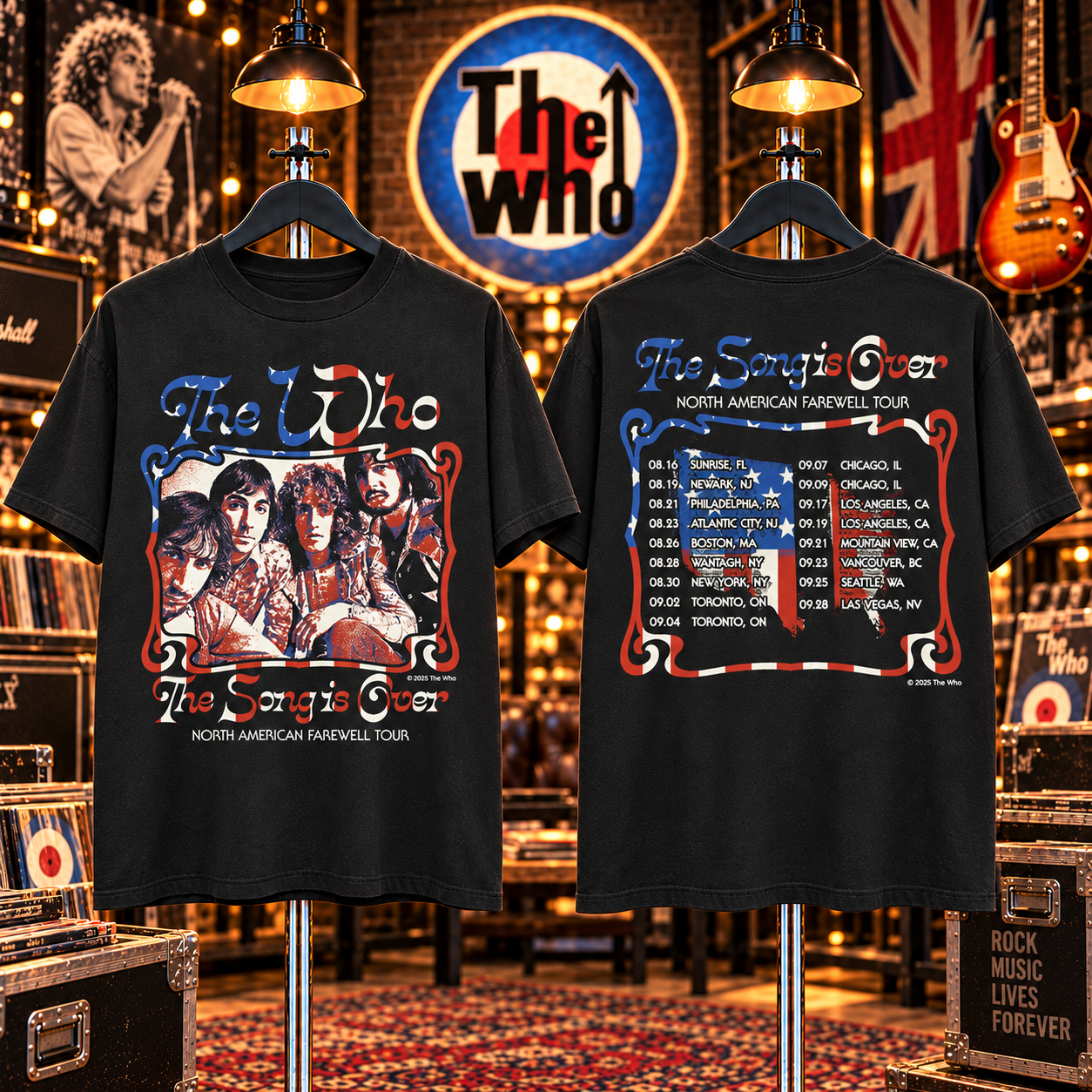 Vintage The Who Concert T Shirt