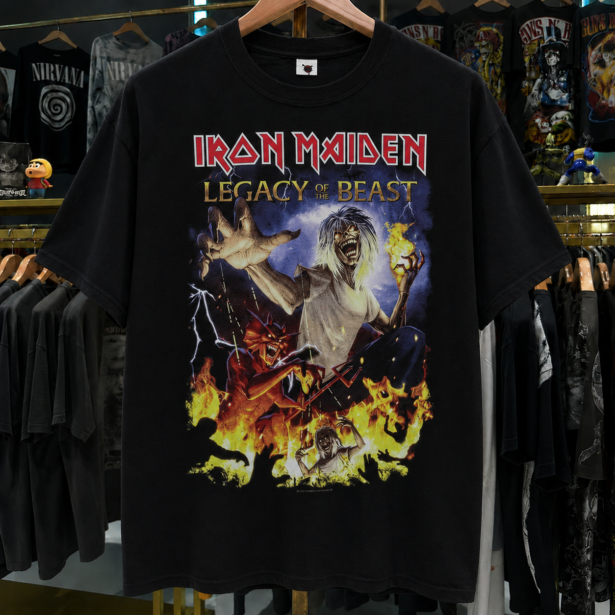 Rare Hard To Find Vintage Iron Maiden T-Shirt