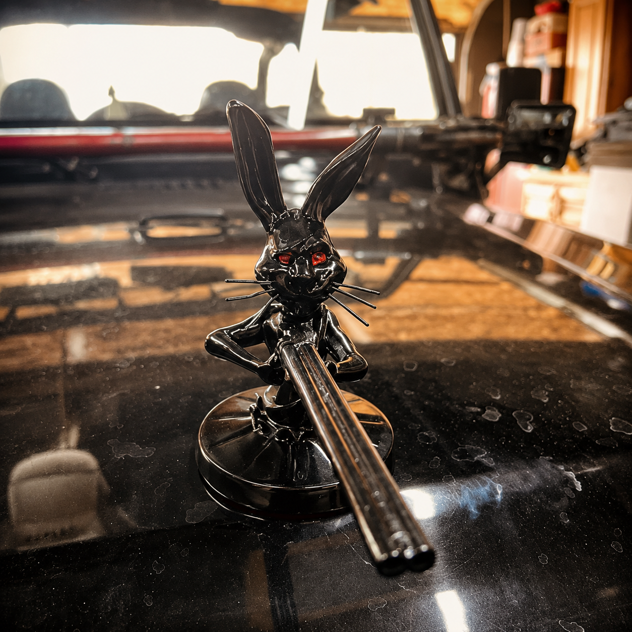 Gunslinger Rabbit Hood Ornament