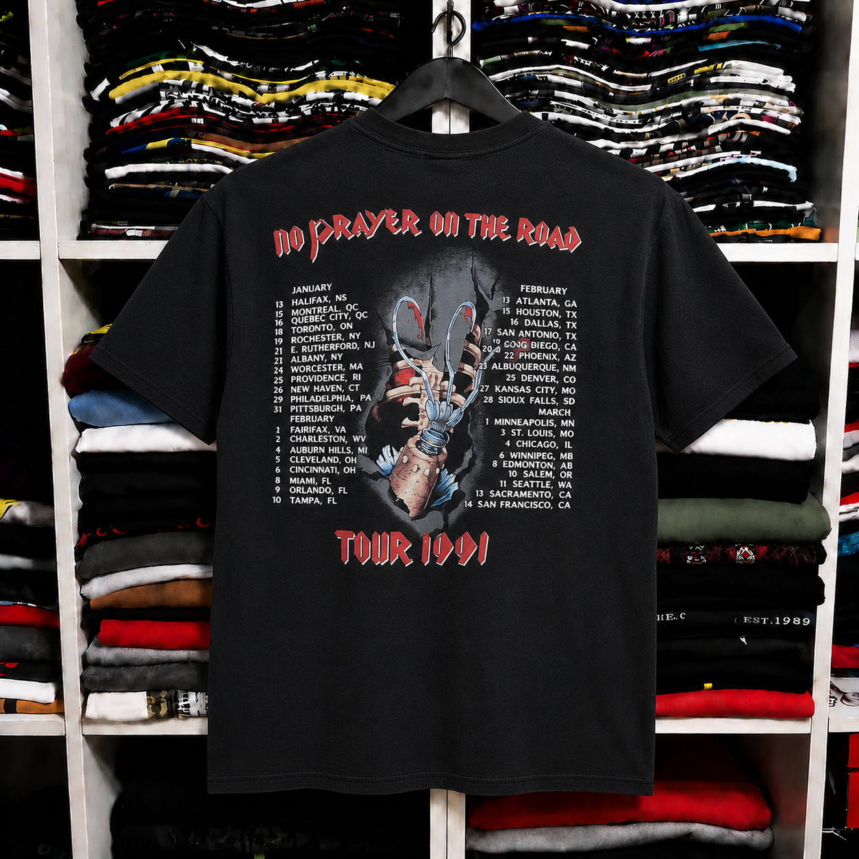 Rare Hard To Find Vintage Iron Maiden T-Shirt