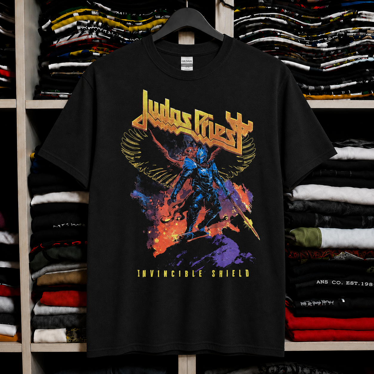 Vintage Judas Priest Fuel For Life Concert T Shirt 1986 Black