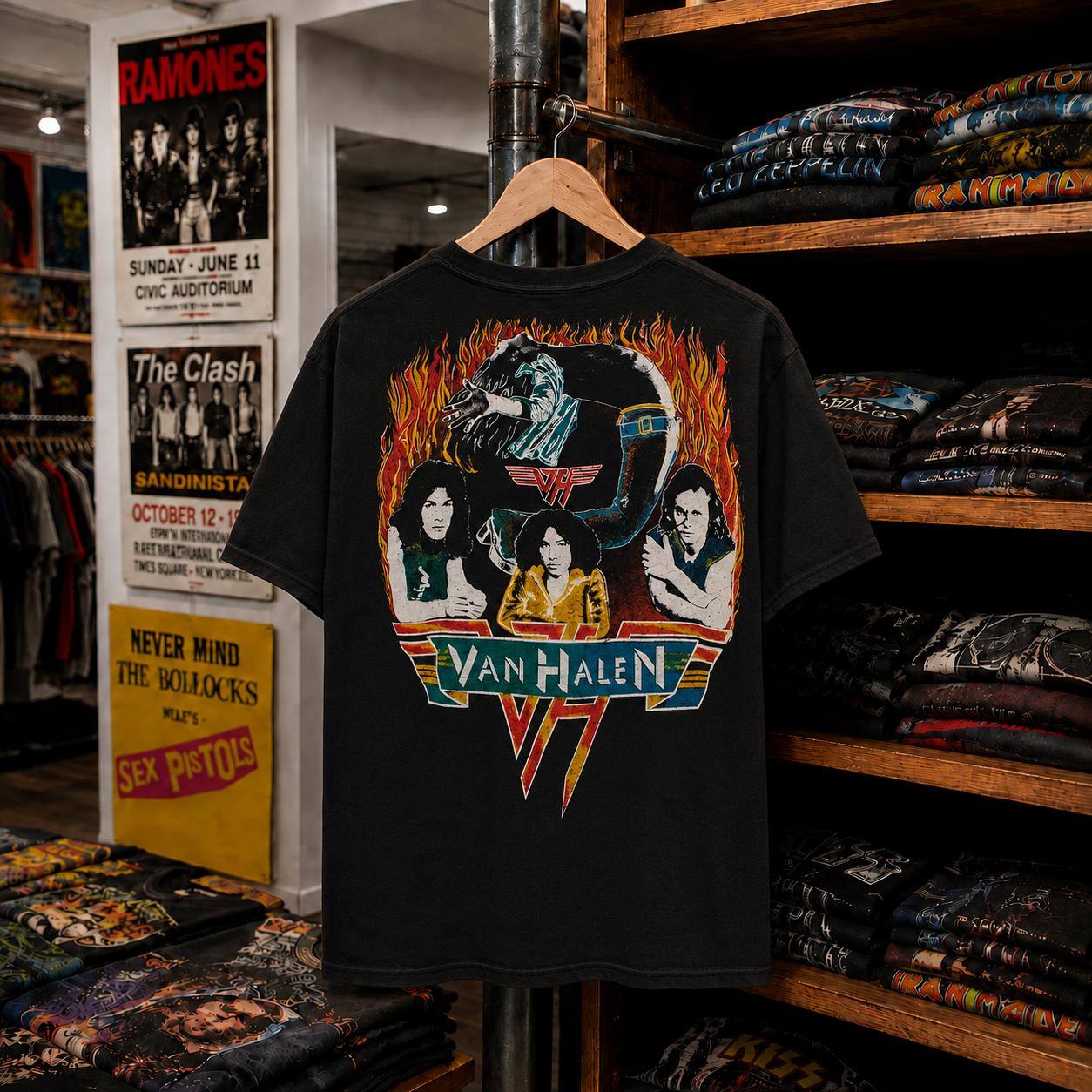 Rare Hard To Find Vintage Van Halen T-Shirt
