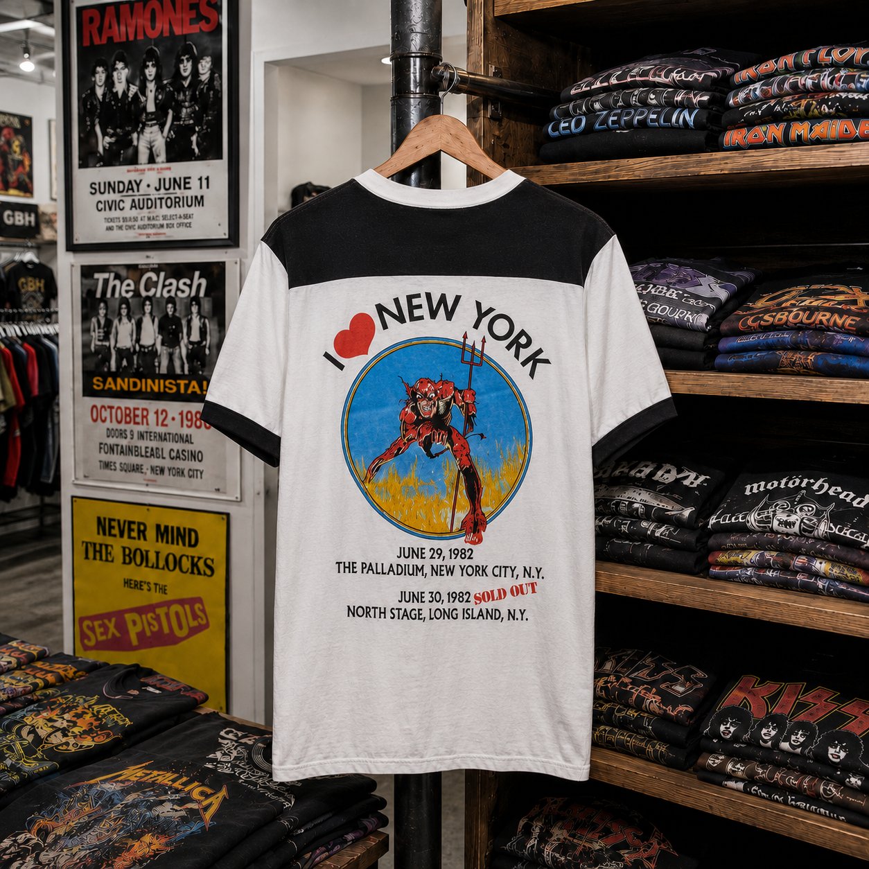 Rare Hard To Find Vintage Iron Maiden T-Shirt