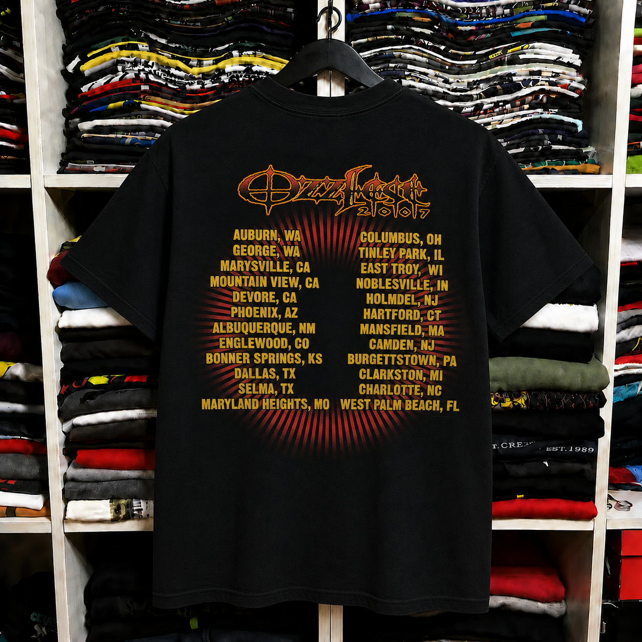 ☠️Ozzfest 1996-2008 Tour band t-shirt Collection🎸