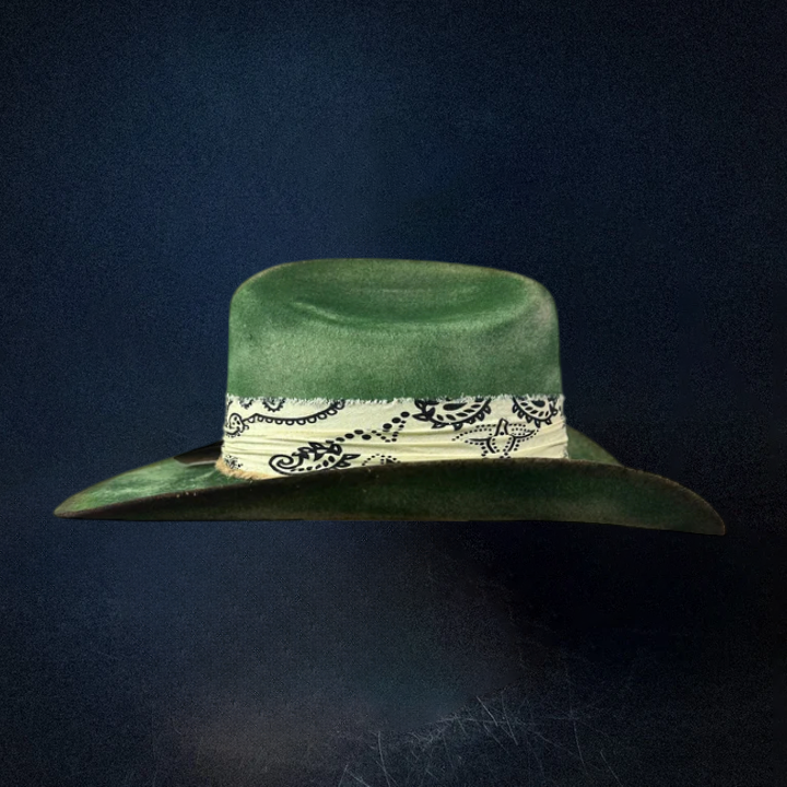 Green Distressed western