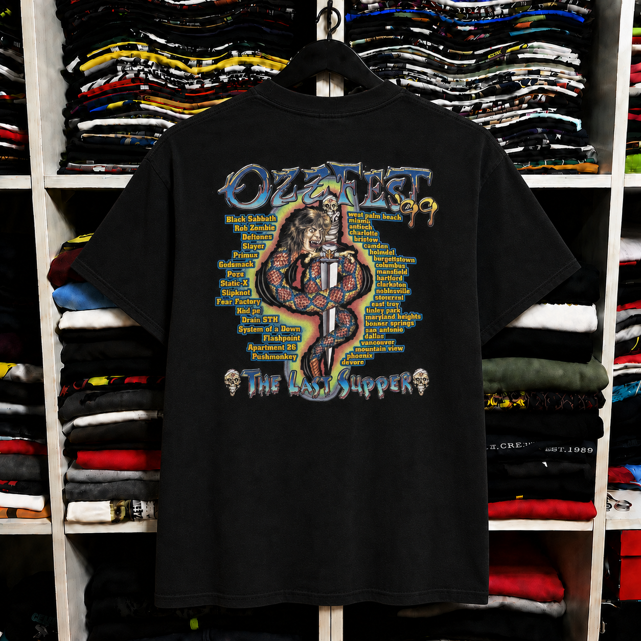 ☠️Ozzfest 1996-2008 Tour band t-shirt Collection🎸
