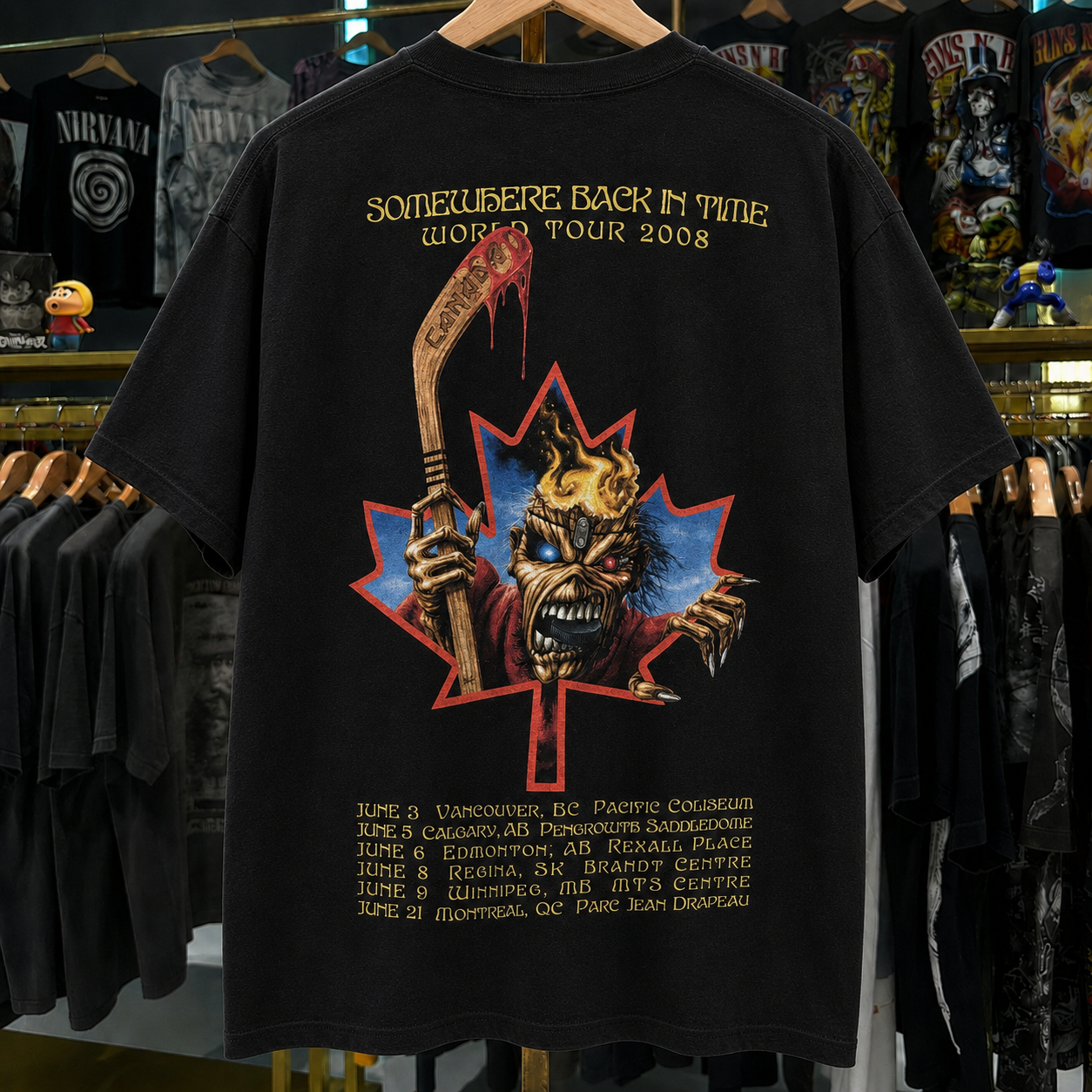 Rare Hard To Find Vintage Iron Maiden T-Shirt