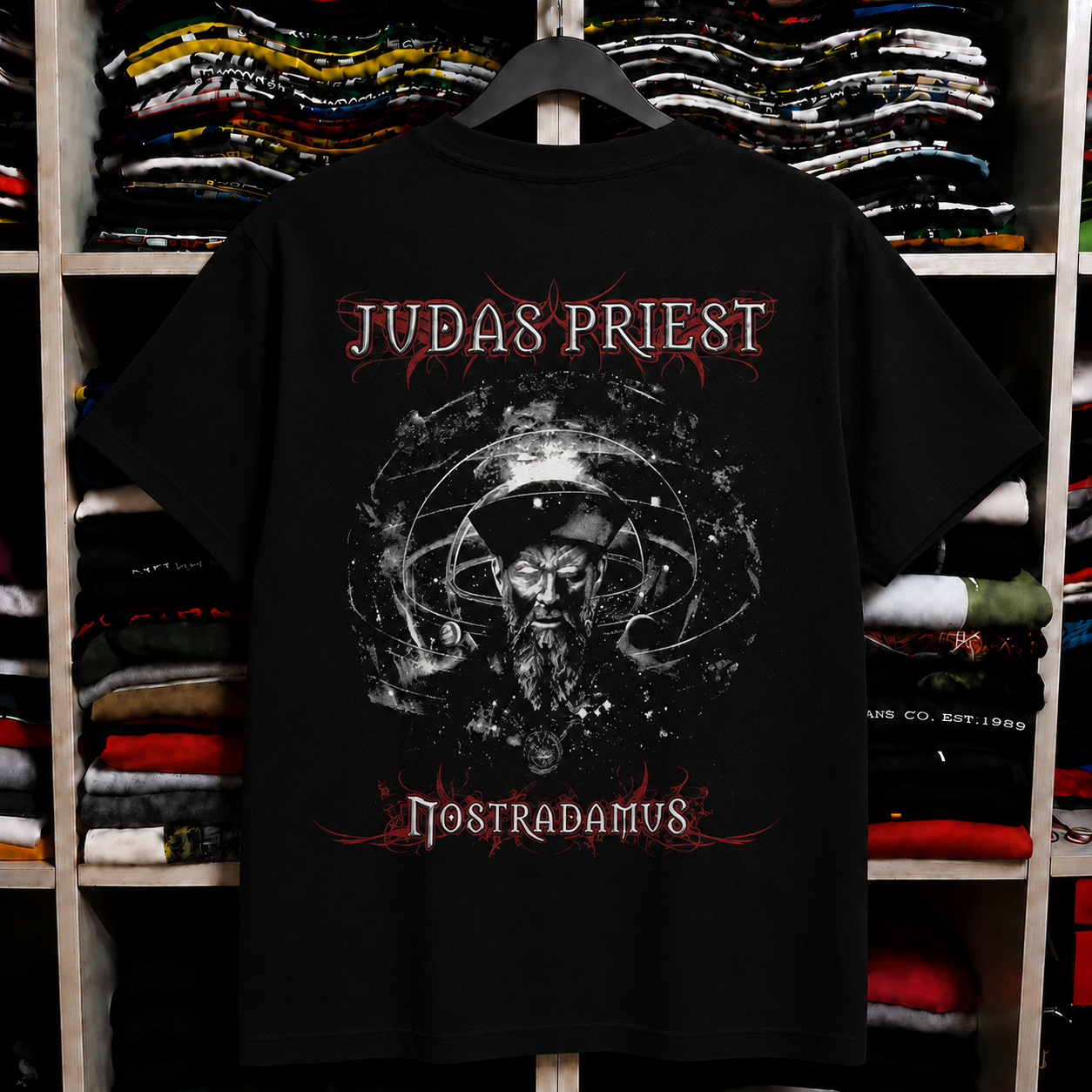 Vintage Judas Priest Fuel For Life Concert T Shirt 1986 Black