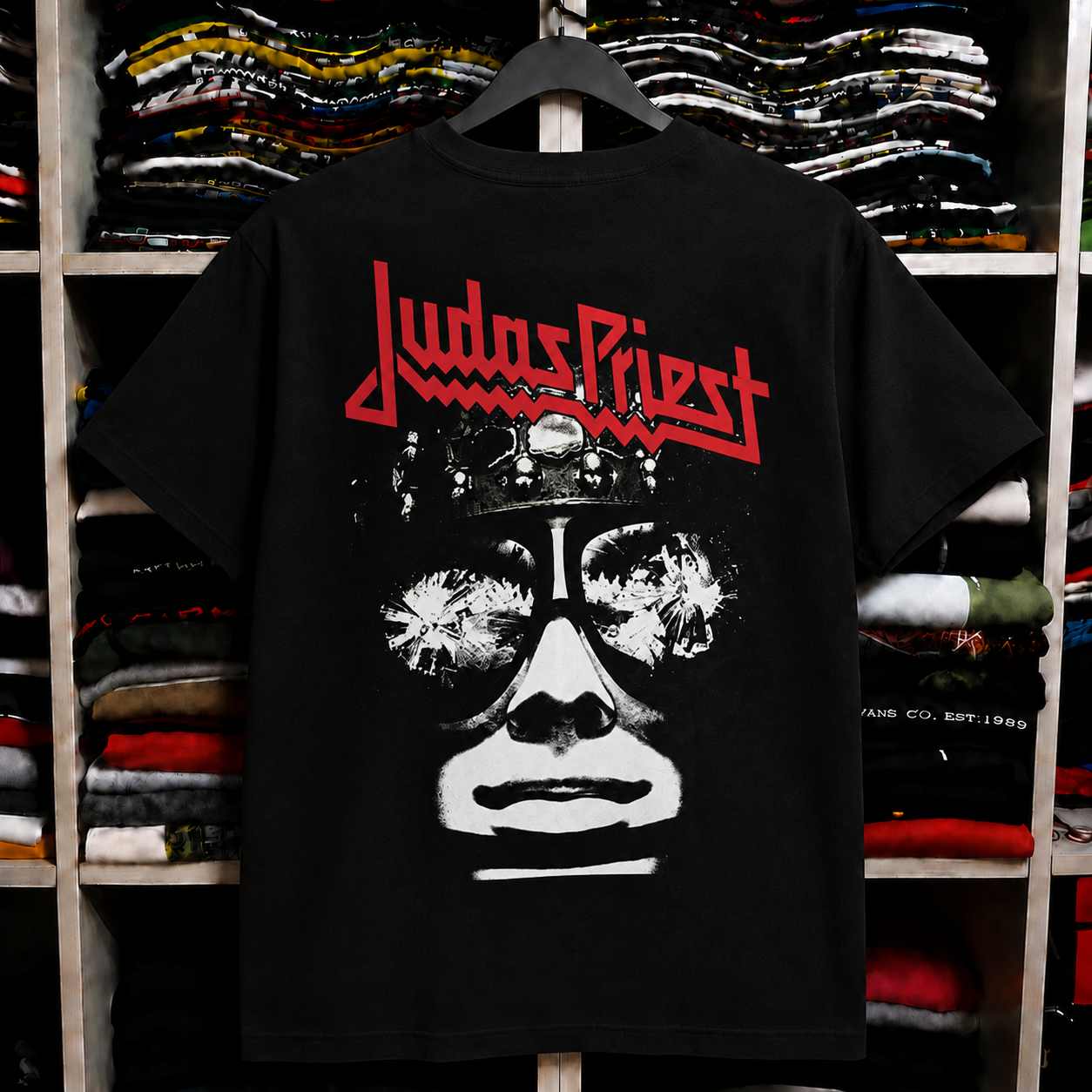 Vintage Judas Priest Fuel For Life Concert T Shirt 1986 Black